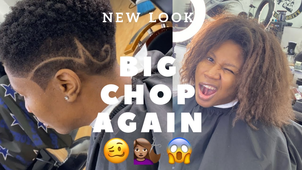 THE BIG CHOP 2020 | Starting My New Natural Hair Journey | Barbershop Vlog