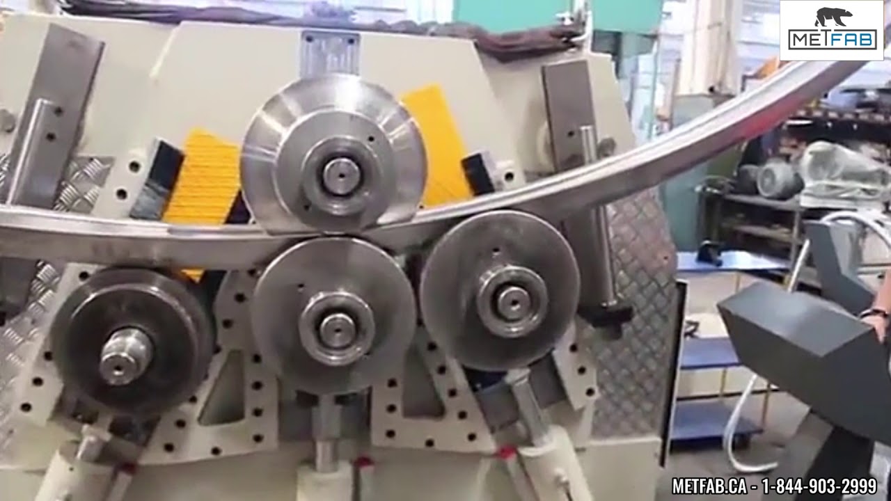 Angle roll Rebel 4 rolls - U Profile Bending demo