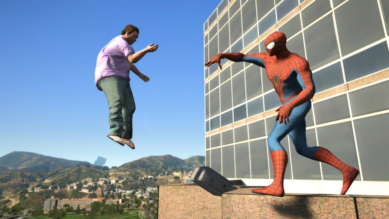 GTA 5 SPIDERMAN Ragdolls Compilation #15 (GTA 5 Fails Funny Moments/Ragdolls)