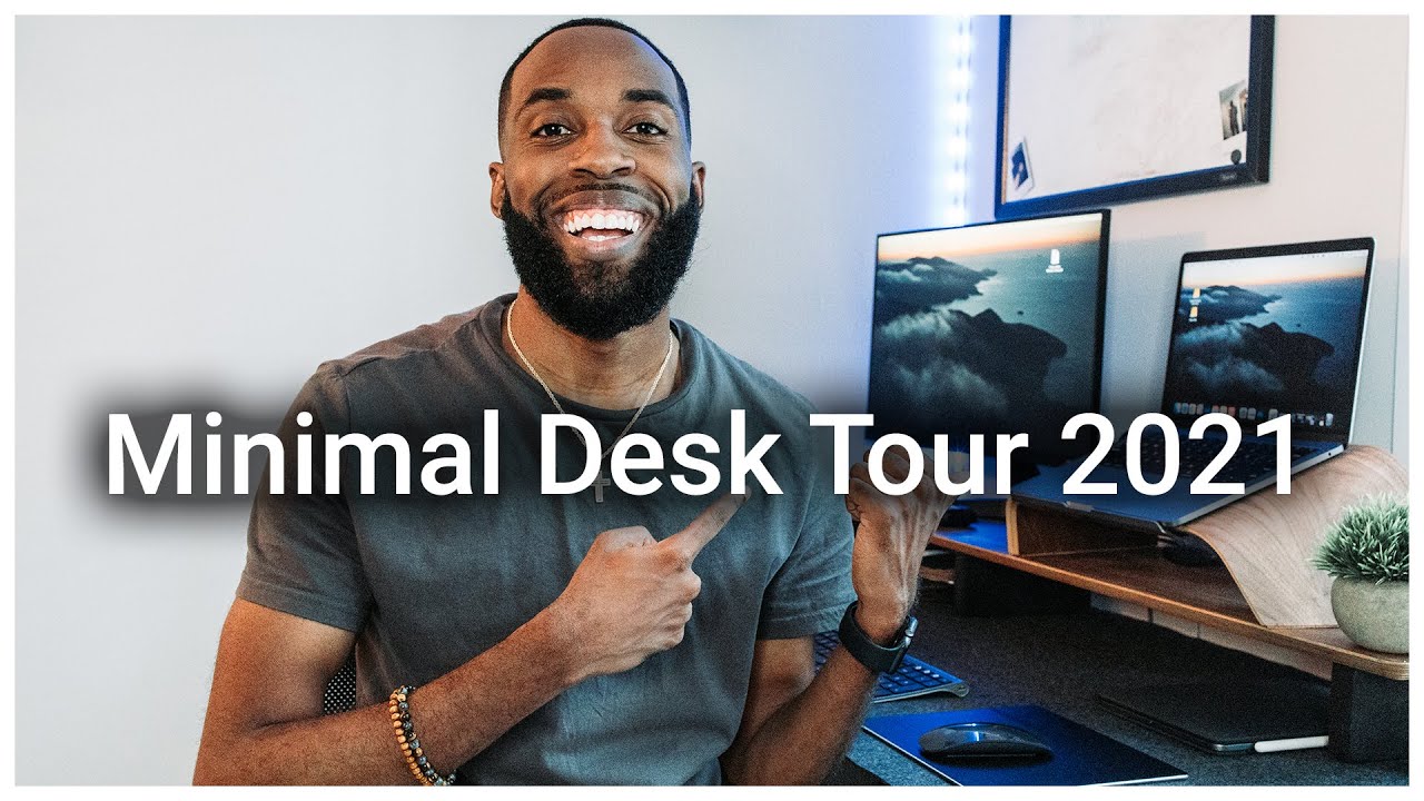 My Minimal Desk Set-Up Tour 2021