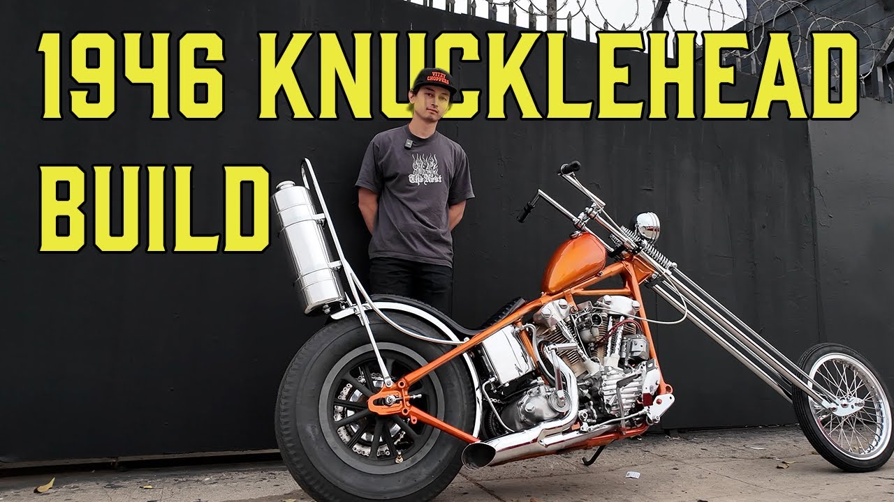Yan's 1946 Southbay Knucklehead -- Full Bike Build