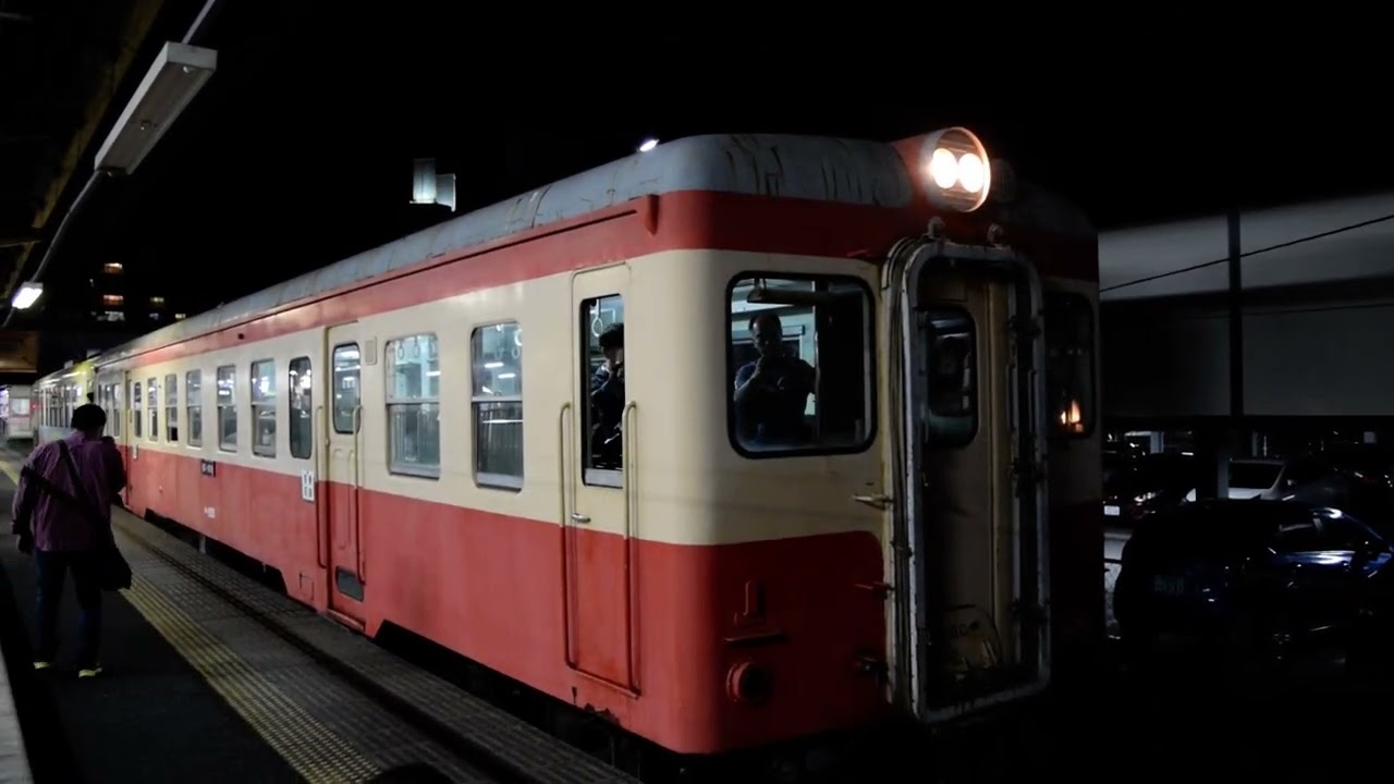 キハ20形式の生き残り！超爆速加速！ひたちなか海浜鉄道キハ205最後の走り（汽笛付き）