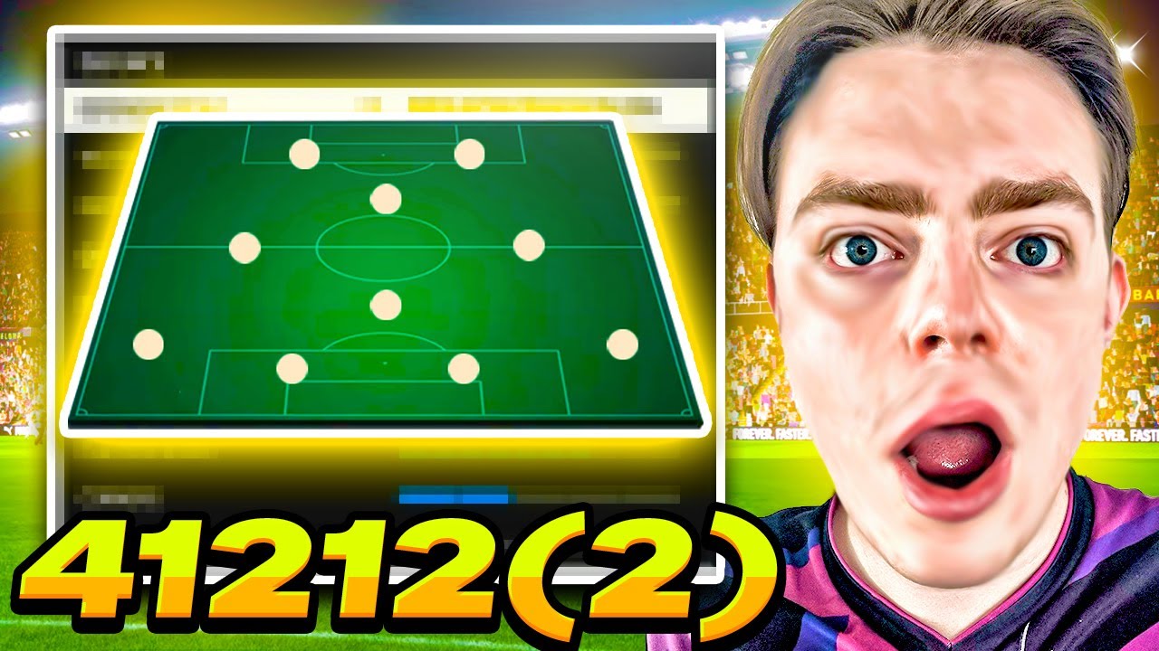 41212(2) DESTROYS Opponents ✅💯 Best EAFC 24 Custom Tactics & Formation