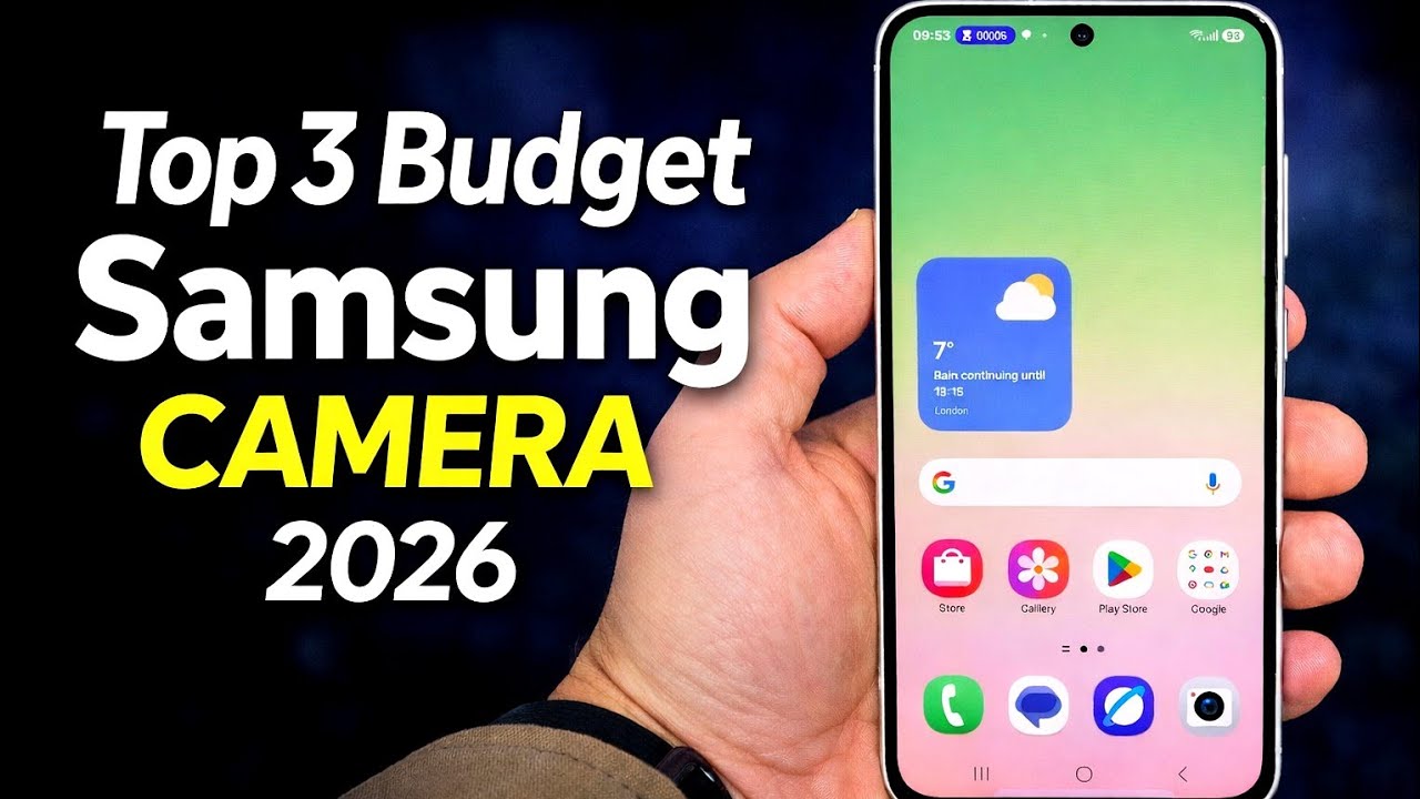 Top 3 Budget Samsung Phones with best Cameras in 2026