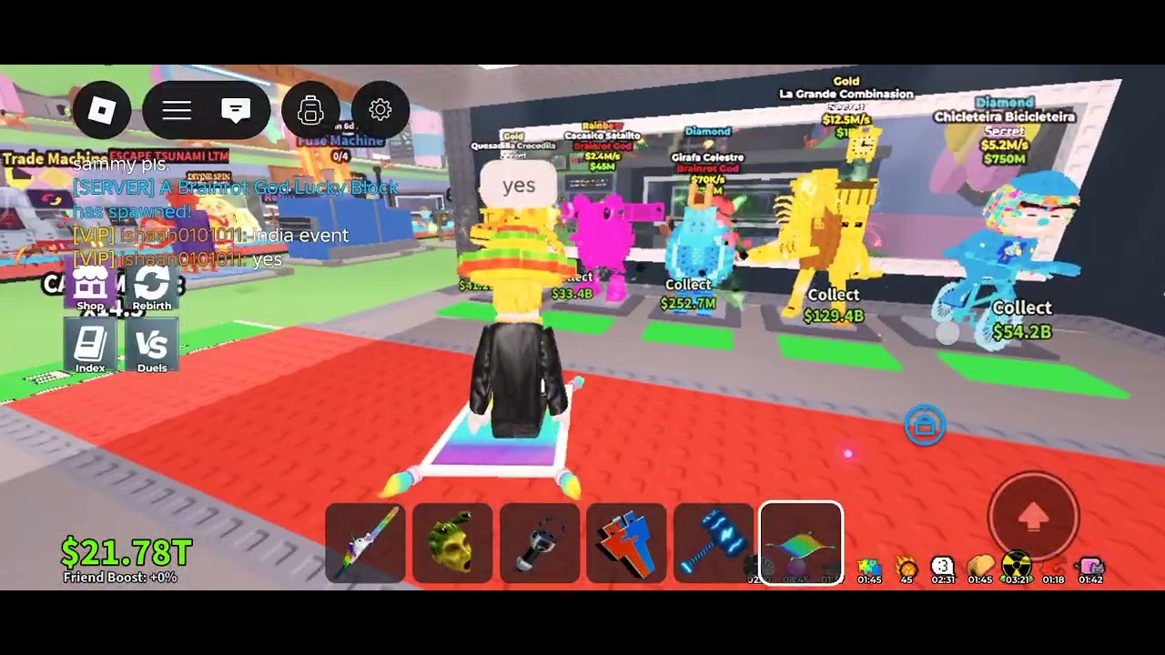 The first admin abuse vid ( steal a brainnot)