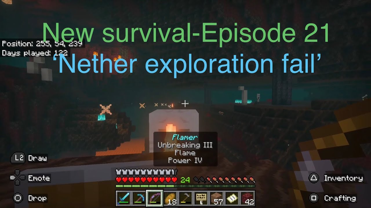 New survival-Episode 21 ‘Nether exploration fail’ #jackdb504 