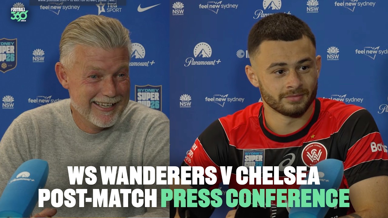 Western Sydney Wanderers REACT To Chelsea Clash | Full Press Conference | Ufuk Talay, Dylan Scicluna