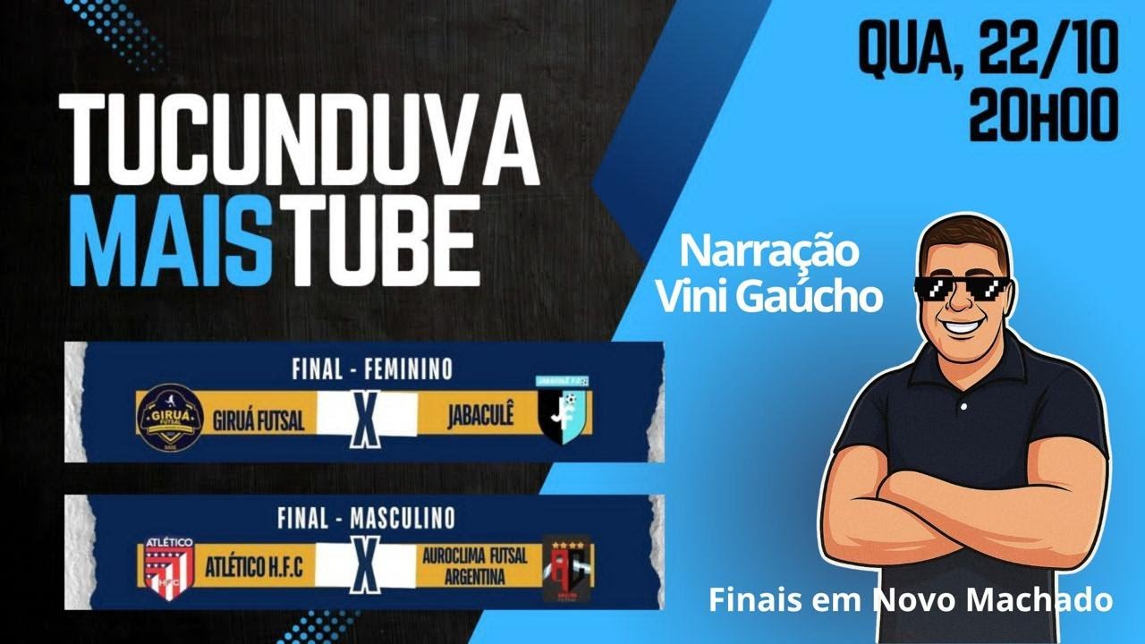 Campeonato de Futsal de Novo Machado. Finais - Feminino e Masculino