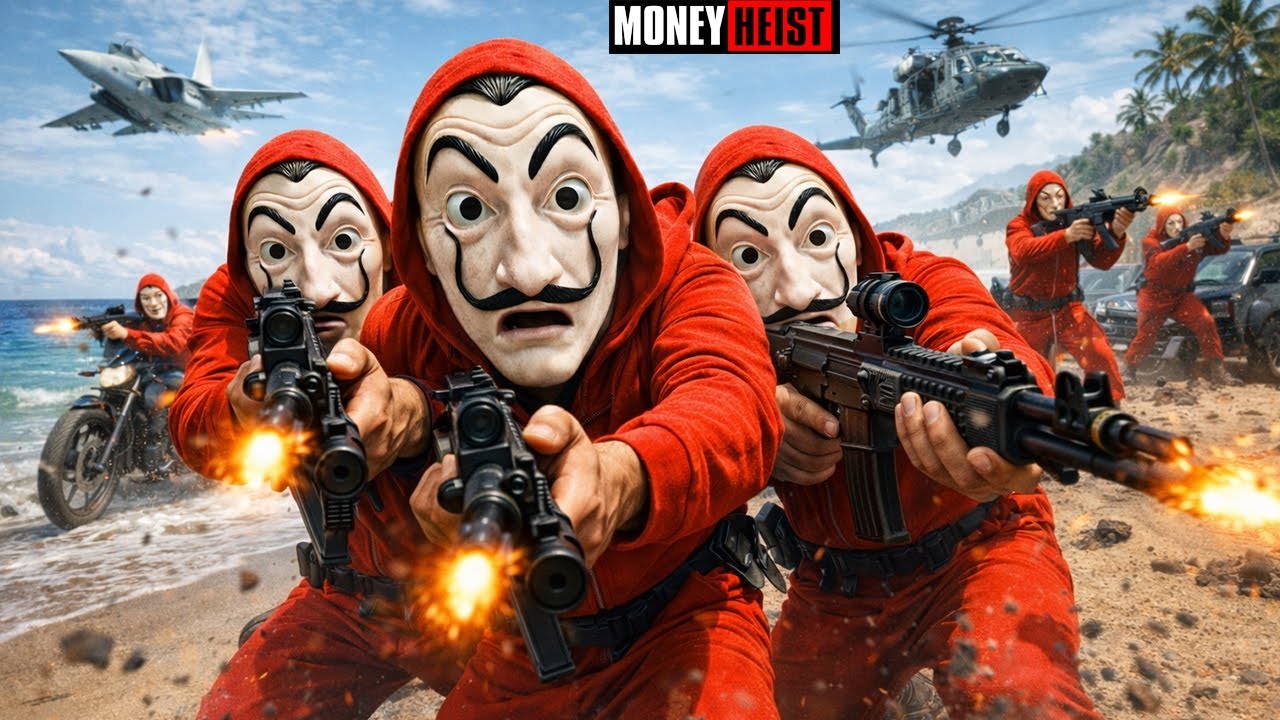 PARKOUR VS MONEY HEIST! 6 | BAD GUYS: No ESCAPE, Triple Guns One Target (BELLA CIAO) Epic POV