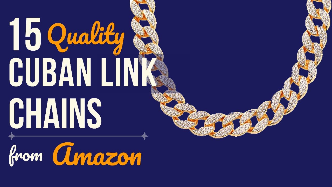 15 Miami Cuban Link Chains from Amazon Under $30 with Prices and Sizes