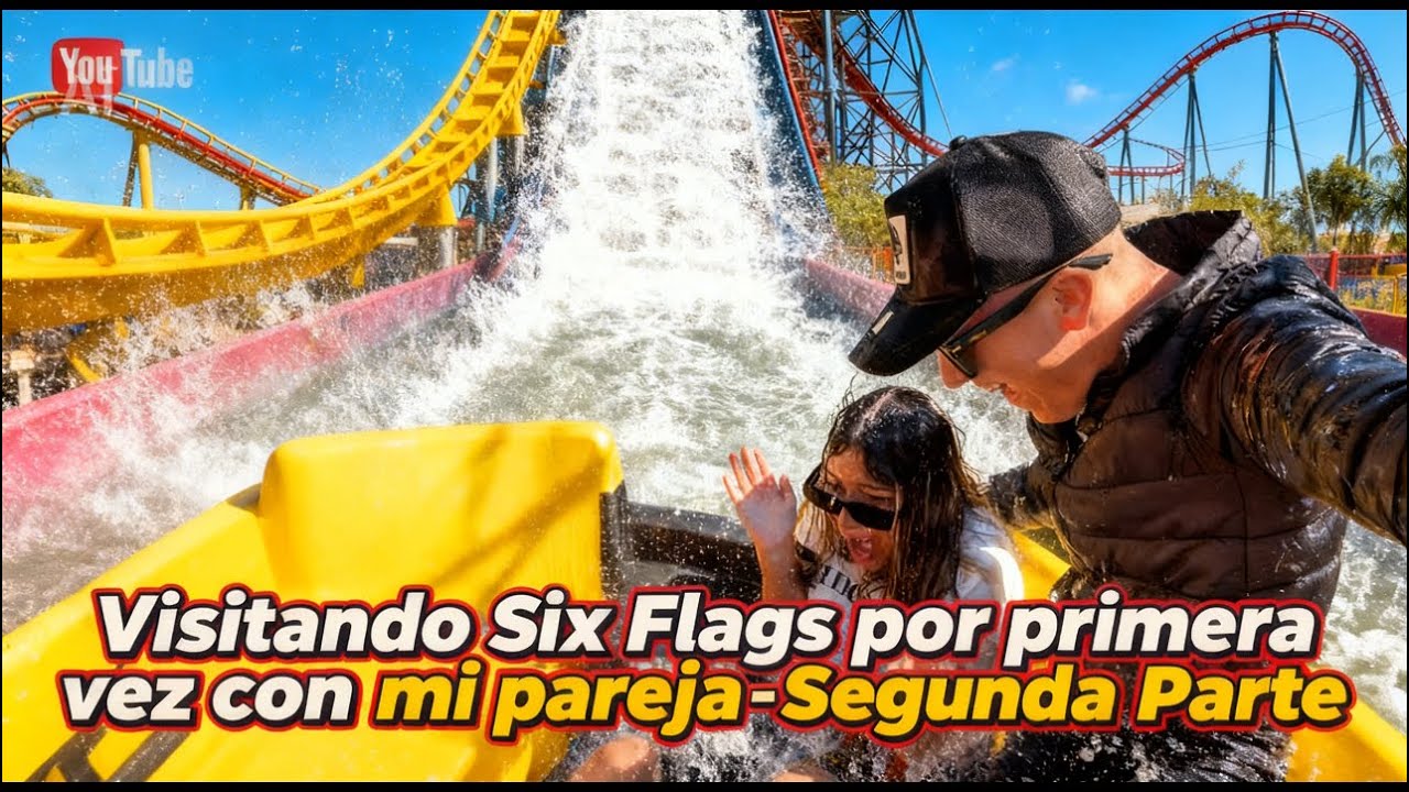 Así fue nuestra primera vez en Six Flags… ¡qué miedo! 🎢😅