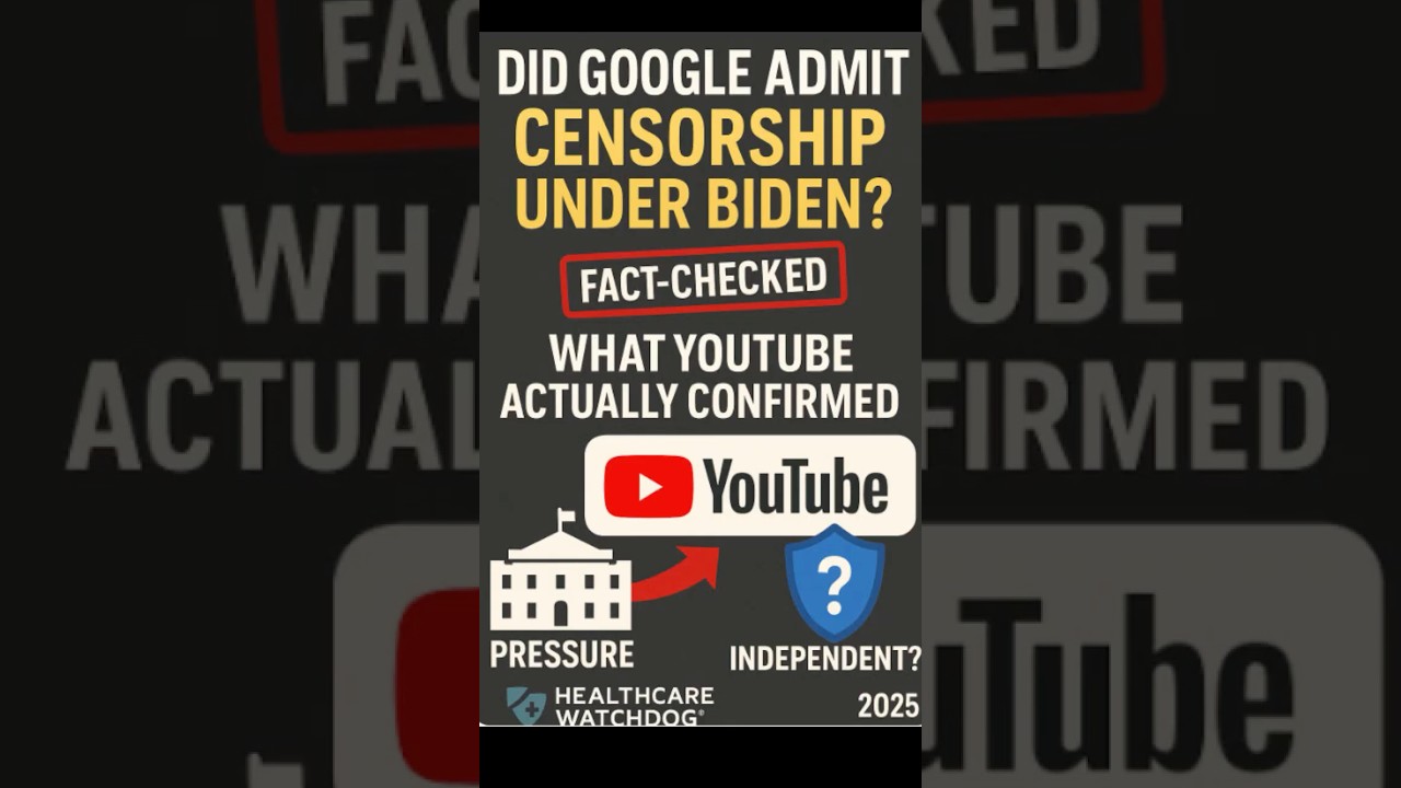 Did Google Admit Censorship Under Biden? Fact-Check on YouTube&rsquo;s Policy Shift (2025)