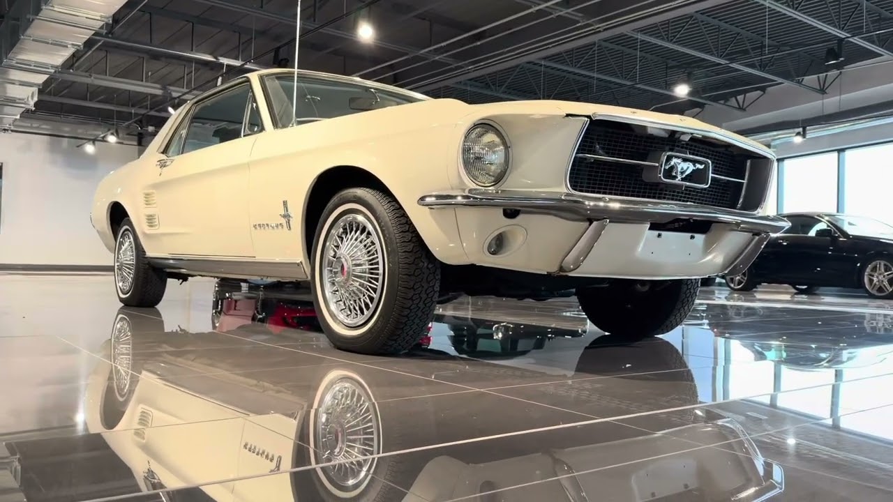 AlexBert ListingSelling Lee Iacocca’s Masterpiece 1967 Ford Mustang Wimbledon 🎾 ⚪️ White V8 289 Cid.