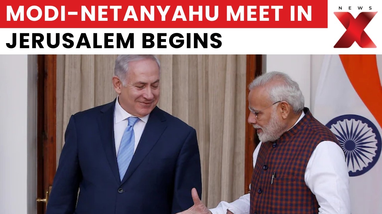 PM Modi in Israel: 24-Hour Visit Begins, Meets Netanyahu, Addresses Knesset | NewsX