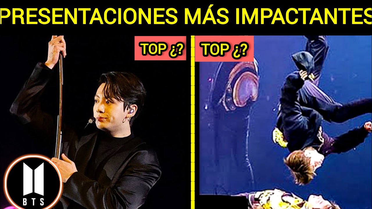 🚨TOP 10 PRESENTACIONES de BTS MAS IMPACTANTES DE LA HISTORIA😨(BTS - DOCUMENTALES)