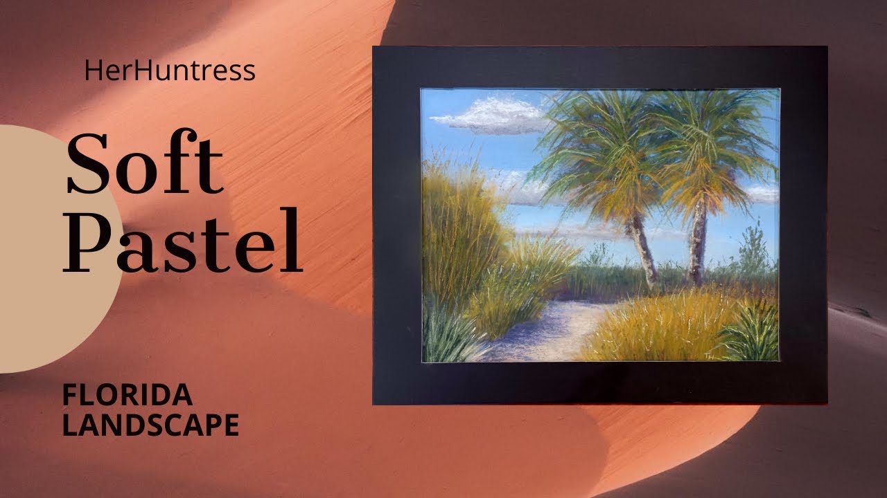 Florida Landscape in Soft Pastel