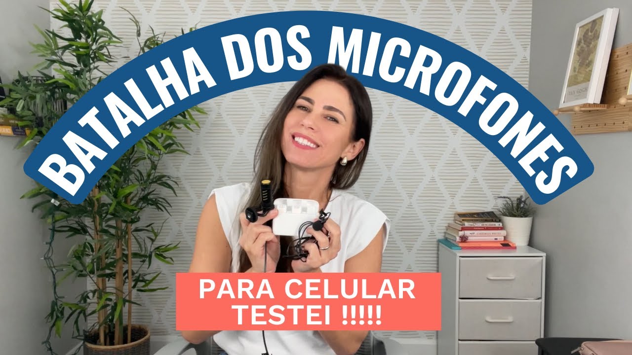 Qual o melhor microfone para celular? testei 3 e o resultado pode te surpreender!