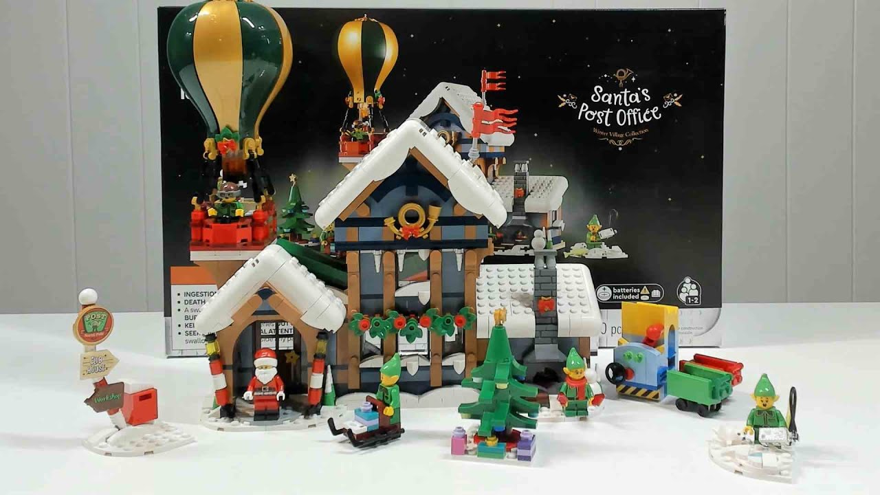 Lego Winter Village 10339 - Santa's Post Office - Speed build