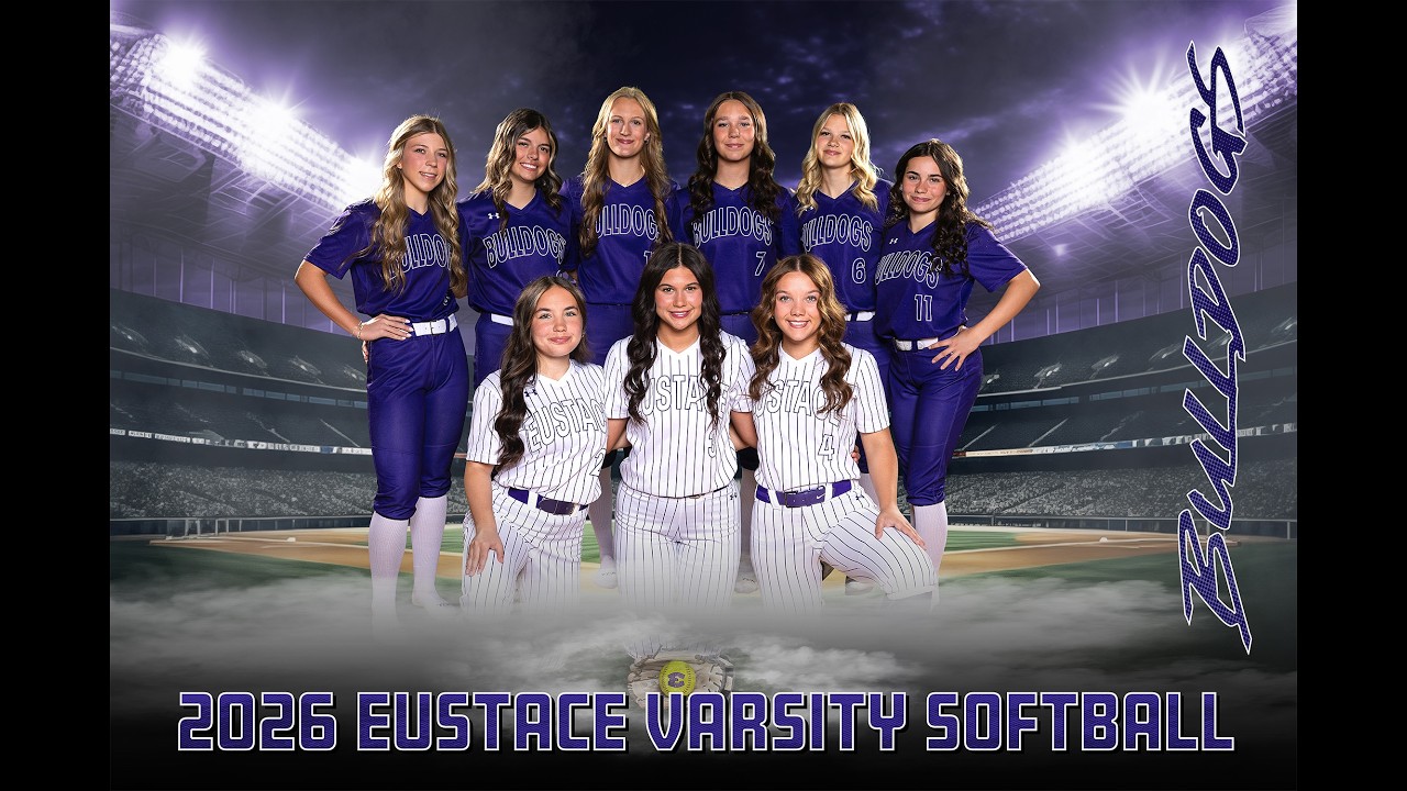 2026 Eustace Varsity Softball photoshoot #softballseason #highschoolsports #highschoolsoftball