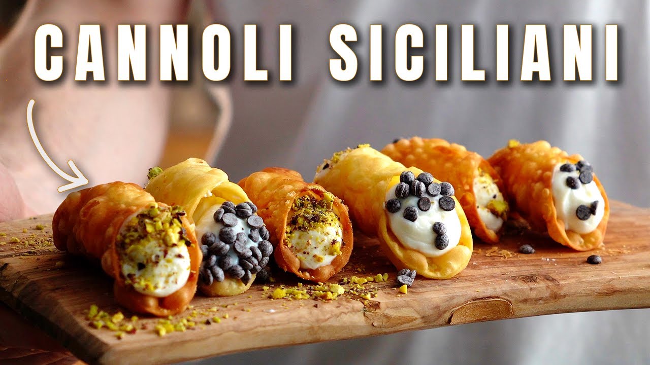 CANNOLI SICILIANI czyli włoskie rurki z kremem! Mangia Mangia