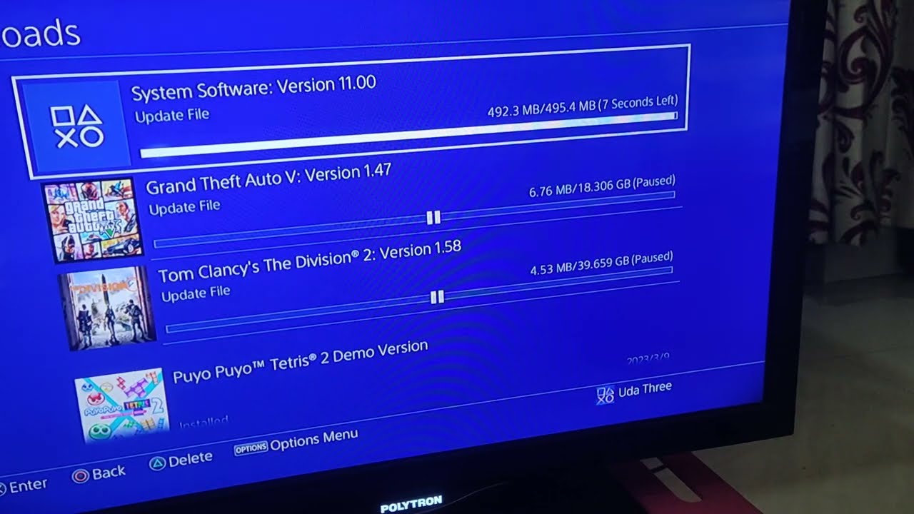 PS4 System Software Version 11 Latest Update September 14 2023 PS App