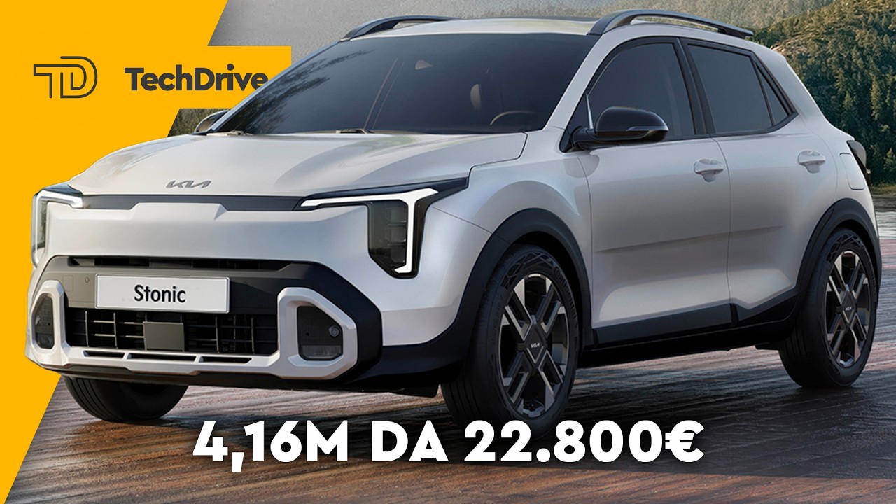 KIA STONIC 2026 | Nuovo LOOK in 4,16m, anche MILD HYBRID da 22.800€