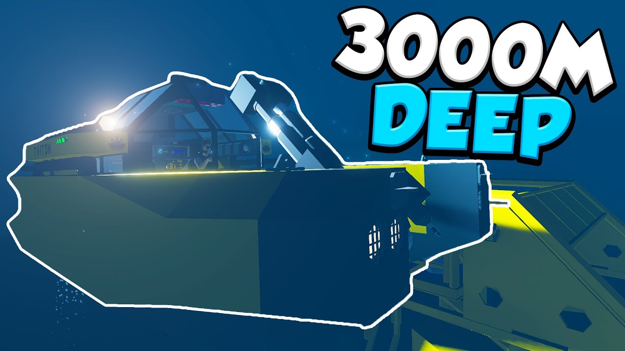 DIVING 3000 Meters DEEP In Stormworks - Stormworks Gameplay