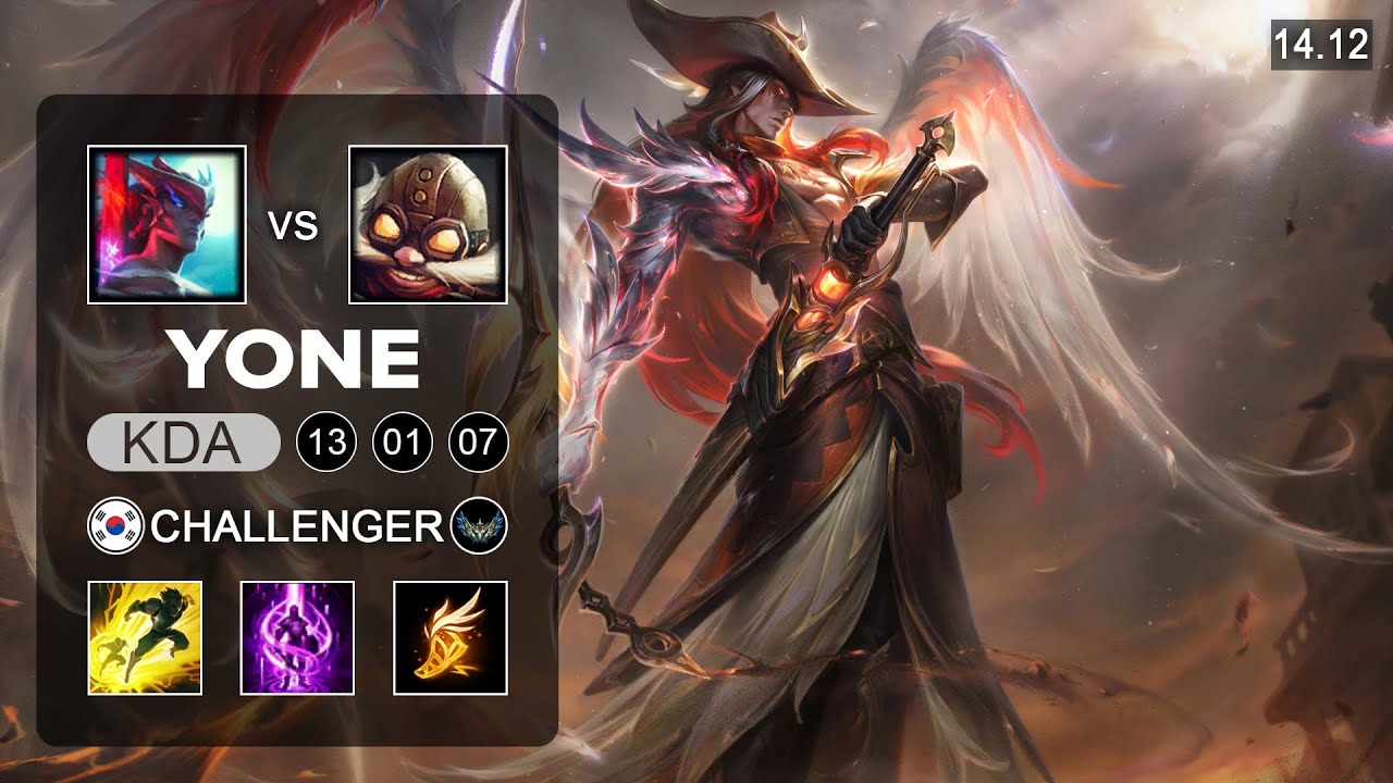 Showmaker Yone vs Corki Mid - KR Challenger - Patch 14.12 Season 14