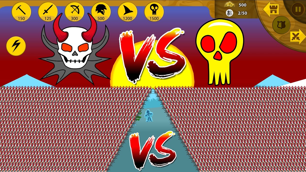 STICK WAR LEGACY | Army Kai Raider Icon VS Army Griffon Icon🔥EPIC BATTLE