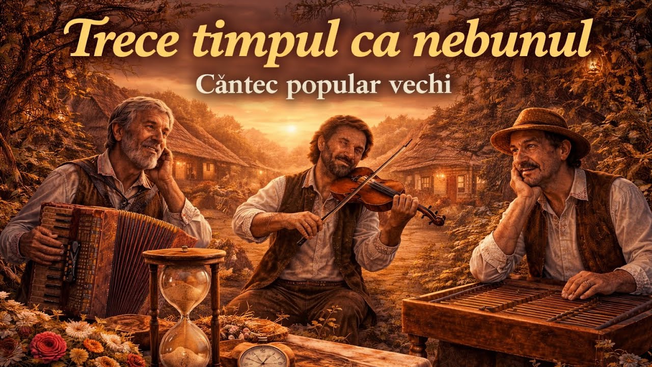 Trece timpul ca nebunul – Cântec popular vechi | Folclor românesc autentic 🎻⏳