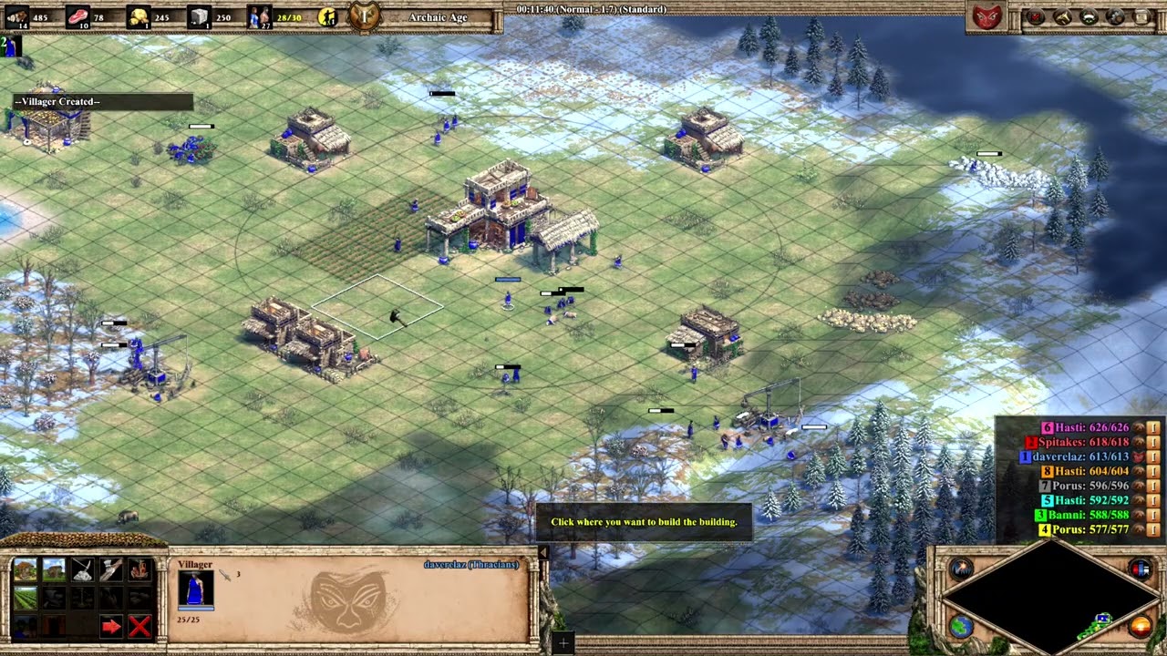 Age of Empires - Thracians vs Puru