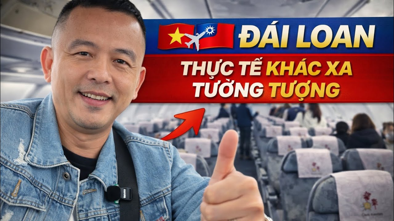 Bay Từ Việt Nam Qua Đài Loan Thực Tế Như Thế Nào? | Vlog Trải Nghiệm 