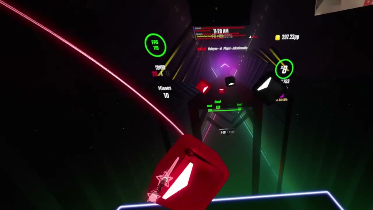 These bursts are so fun | xi - Halcyon Beat Saber 83.46% S