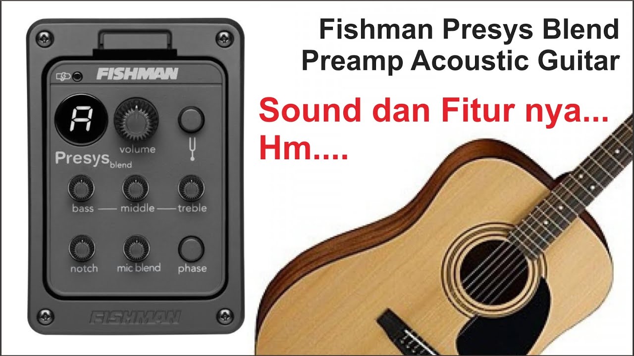 Fishman Presys Blend! Preamp Acoustic yang OK banget!