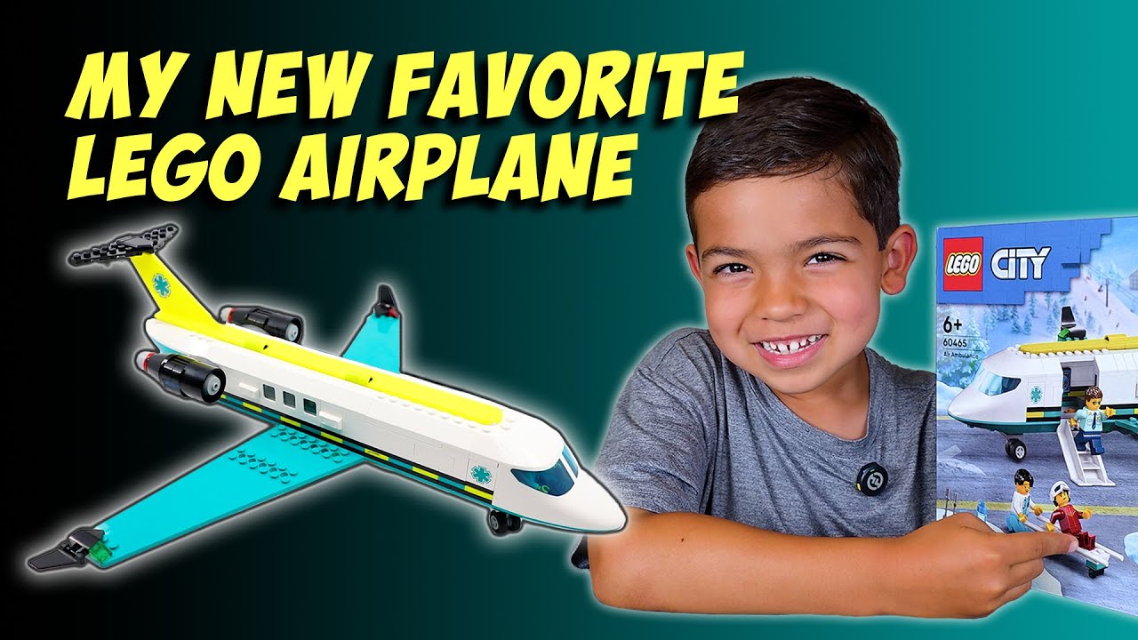 My NEW Favorite LEGO Airplane!!!  (60465) Emergency Air Ambulance Speed Build and Review