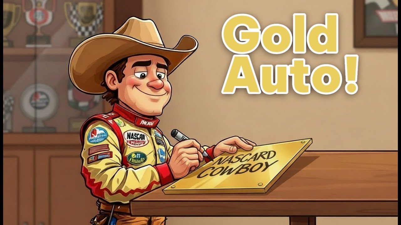 Gold Autograph In A 2025 Donruss Racing Hobby Box! -- NASCAR Sports Trading Cards