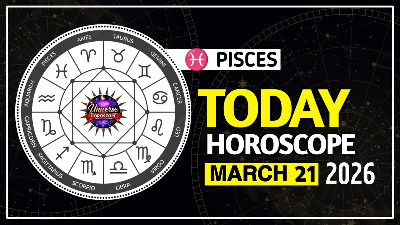 PISCES ♓ Horoscope for MARCH 21, 2026 &ndash; Love, Career & Money Predictions ✨&rdquo;
