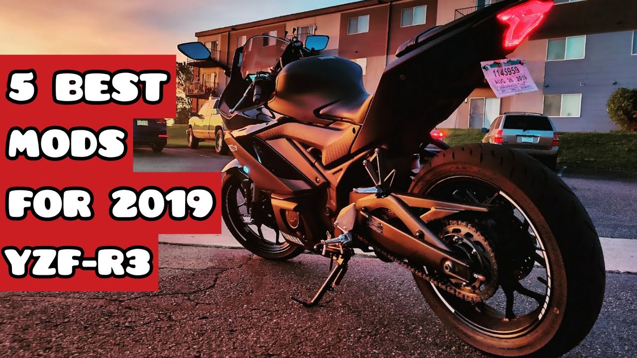 Top 5 Must Have Mods/Accessories For Beginner Riders - My Modded Yamaha R3 2019
