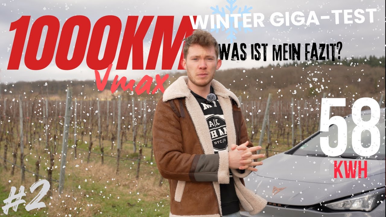 Teil 2 Winter GIGA-Test mit dem Cupra BORN 58kwh BJ24 - Mein Schlussresümee