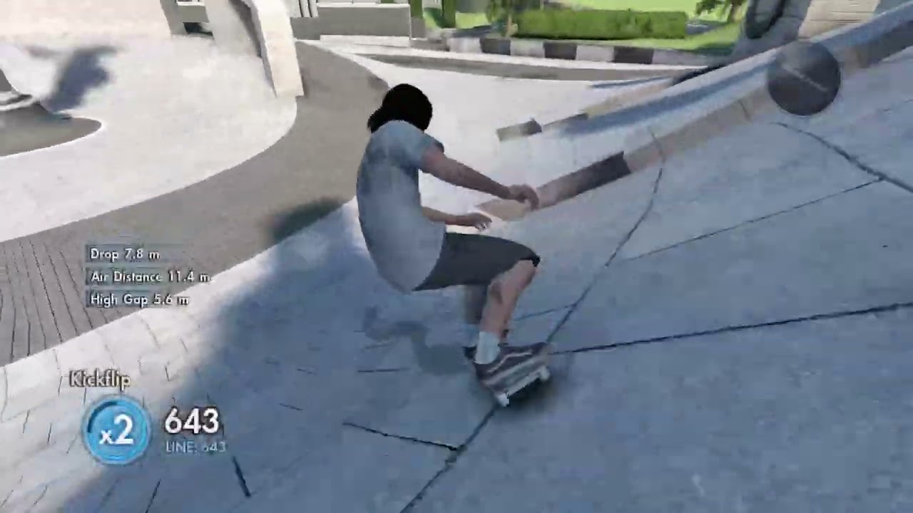 Horrible Skate 3 Gameplay (No Commentary)