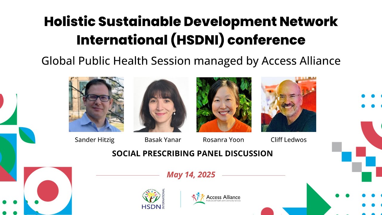 Social Prescribing Panel Discussion at the Access Alliance research event   May 14, 2025