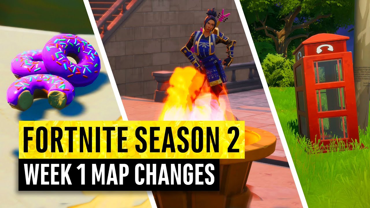 Fortnite | All Season 2 Map Updates and Hidden Secrets! WEEK 1 (chapter 2)