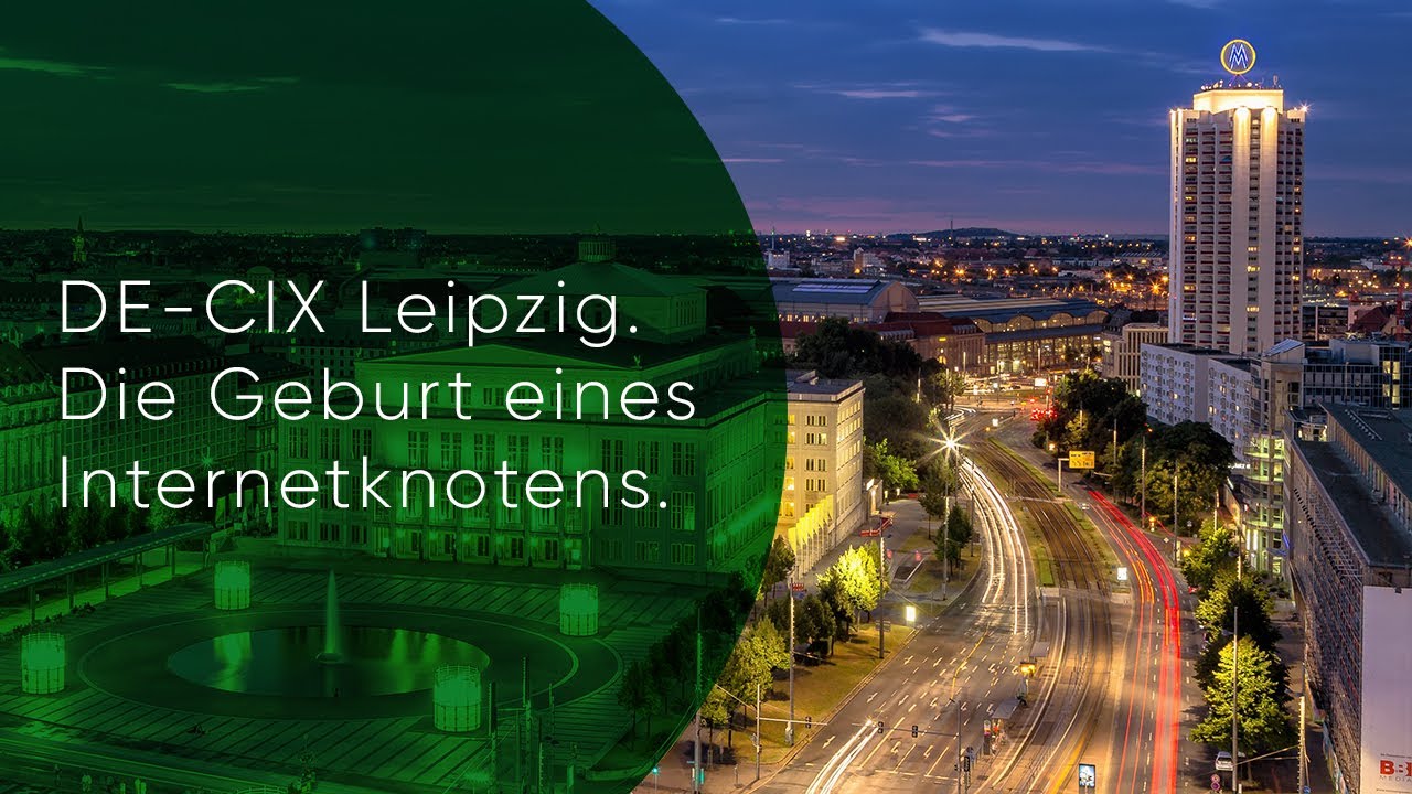Er&ouml;ffnung eines Internetknotens. DE-CIX Leipzig | P&Yuml;UR Business