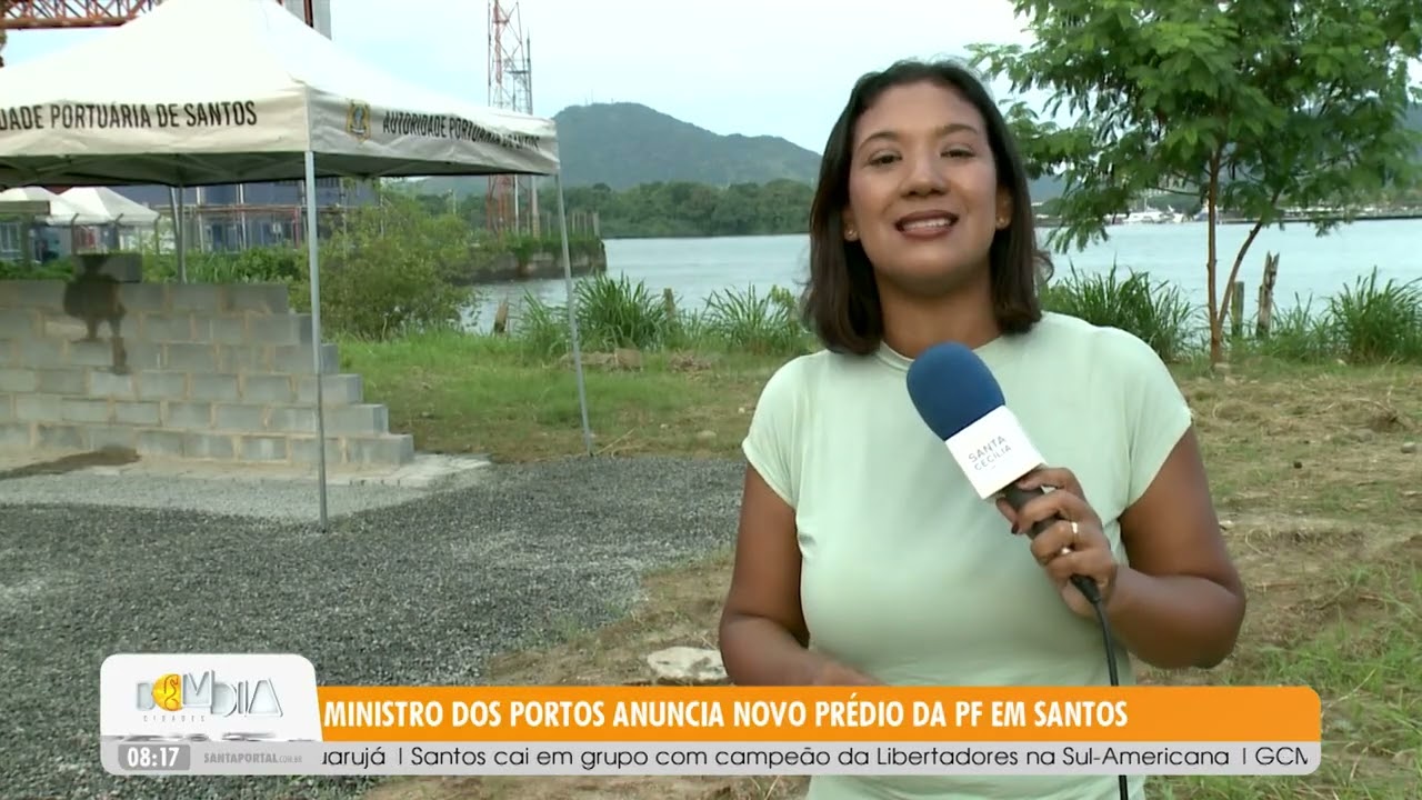 Ministro dos portos anuncia novo prédio da PF em Santos - 20/03/26