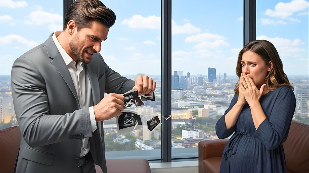 This baby is not mine said the boss as he tore up the ultrasound she froz not know  he was infert