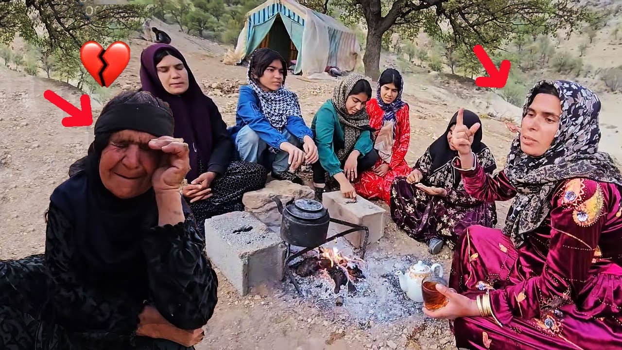 Fariba's words and grandma's cries for loneliness of this time