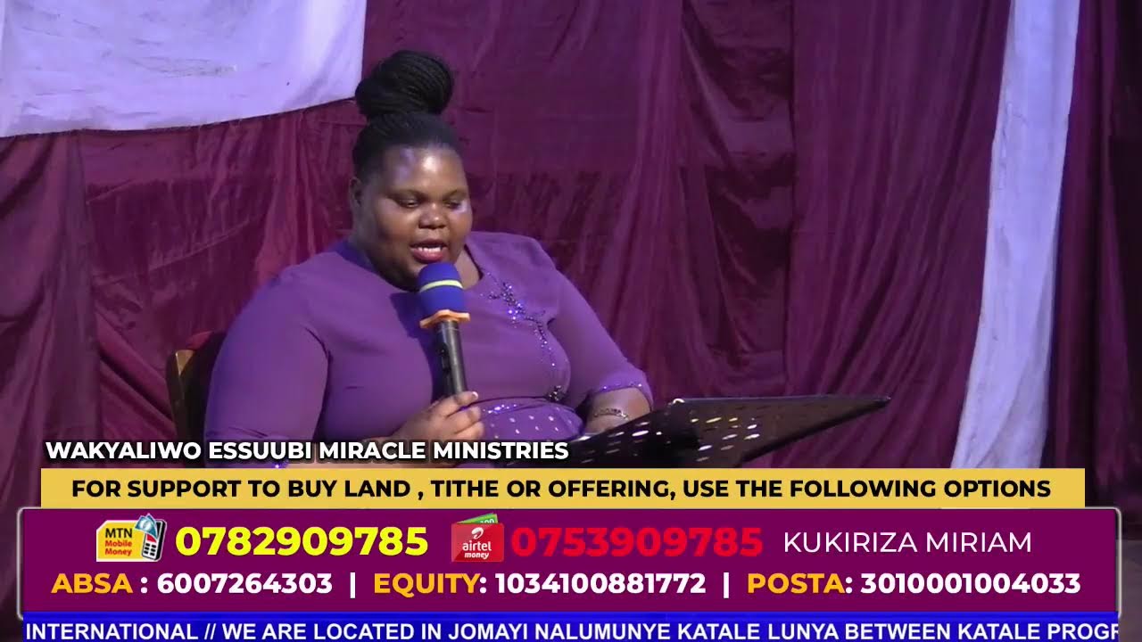 WAKYALIWO ESSUUBI MIRACLE MINISTRIES INTERNATIONAL | SUNDAY SERVICE | 23RD JULY 2023