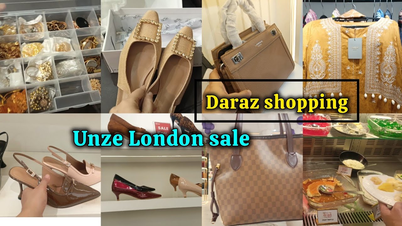 Daraz Shopping haul | Unze London Sale Shopping @tabeenvlogs 