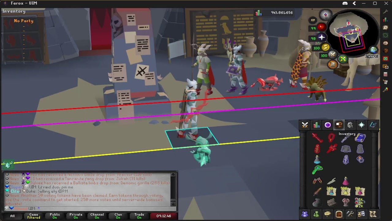 🔴 FEROX RSPS - MAXED UIM