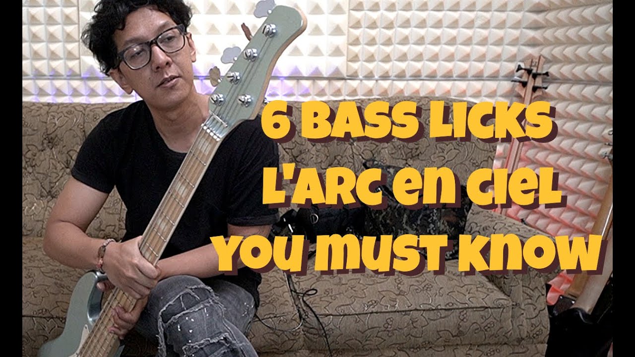 6 BASS LICKS LARC EN CIEL FAVORIT